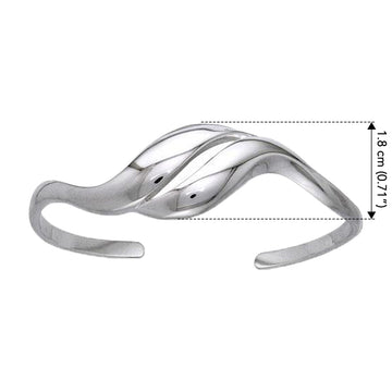 Sterling Silver Elegance Cuff Bracelet TBA079